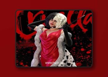 MCM3D – Cruella De Vil – 101 Dalmatians – 3D Print Model STL