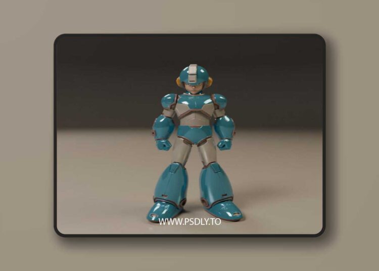 Mega Man – 3D Print Model 1 Mega Man – 3D Print Model