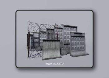 Modular Concrete and Metallic Fence Pack (4.15 – 4.27 and 5.0 – 5.6)