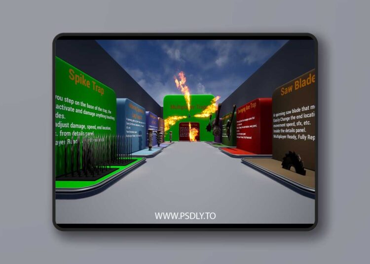 Multiplayer Traps Pack (5.0-5.6) for Unreal Engine 1 Multiplayer Traps Pack (5.0-5.6)