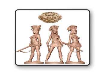 Napoleonic Highlander Pin Up – 3D Print Model STL