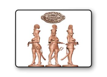 Napoleonic Prussian Pin Up – 3D Print Model STL
