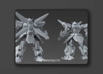 Nether Gundam Redesign 3D print Model