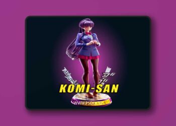Officer Rhu – Komi-San Can’t Communicate – 3D Print Model