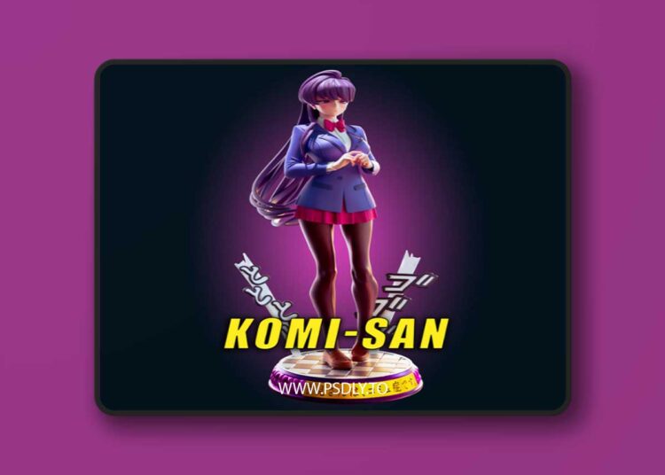 Officer Rhu – Komi-San Can’t Communicate – 3D Print Model 1 Officer Rhu – Komi-San Can’t Communicate – 3D Print Model