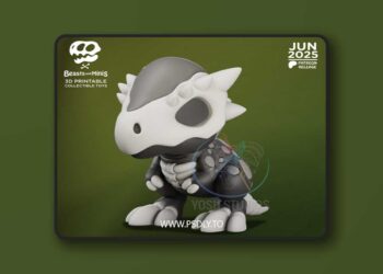 Paquicefalossaur Mini – 3D Print Model