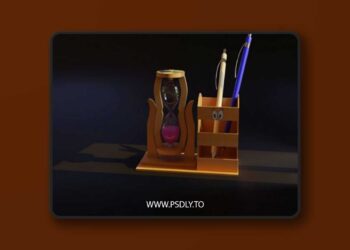 Pen Holder 3D Model