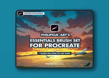 Philipsue Art’s Essential Brush Set For Procreate