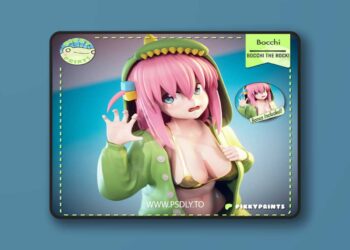 Pikky Prints – Bocchi the Rock – Hitori Goto (Bocchi) – 3D Print