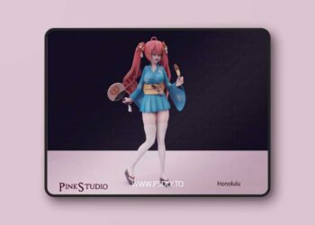 Pink Studio – Azur Lane – Honolulu – 3D Print Model