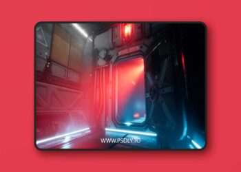 Pro-TEK Sci-Fi PBR VR Horror Corridor in Space (4.17+)