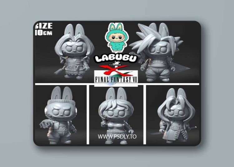 RN Estudio – Labubu x FF – 3D Print Model STL 1 RN Estudio – Labubu x FF – 3D Print Model STL