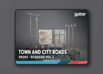 Roadside VOL.2 - Town and City (Nanite and Low Poly Versions) (5.4)