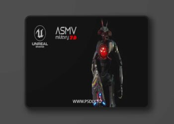 Robot Cyborg 4761A Low-poly 3D Model