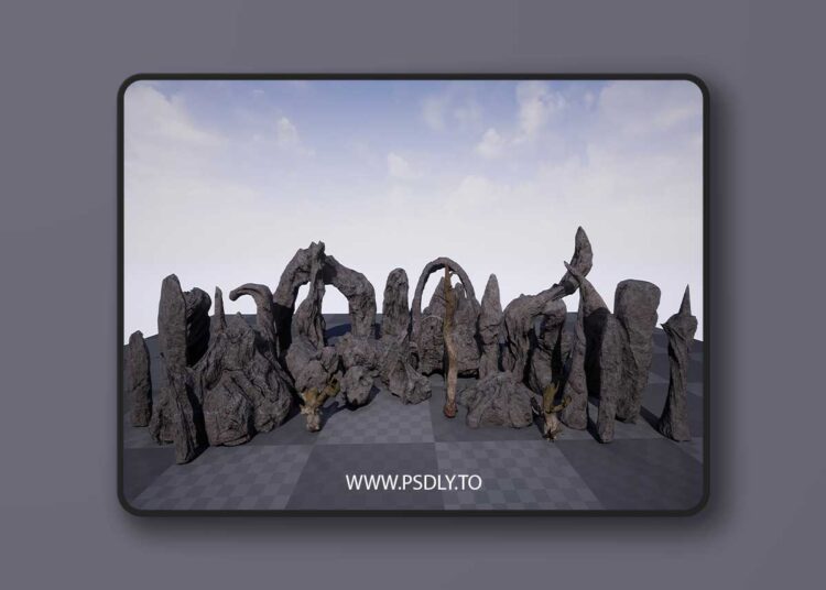 Rock Formations Pack (4.25+) for Unreal Engine 1 Rock Formations Pack (4.25+)