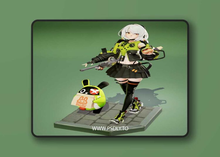 Rubim Figure – Anby Demara – Zenless Zone Zero – 3D Print Model 1 Rubim Figure – Anby Demara – Zenless Zone Zero – 3D Print Model