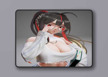 Rubim Figure – Moran Off Duty Queen – 3D Print Model