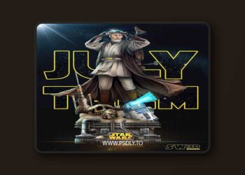 SW3D – Old Ben Kenobi Sculpture – 3D Print Model STL