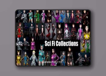 Sci Fi Collection 3D Model