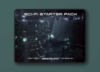 Sci-Fi Starter Pack - Modular - KitBash - High-Poly - Smart Materials (5.5)