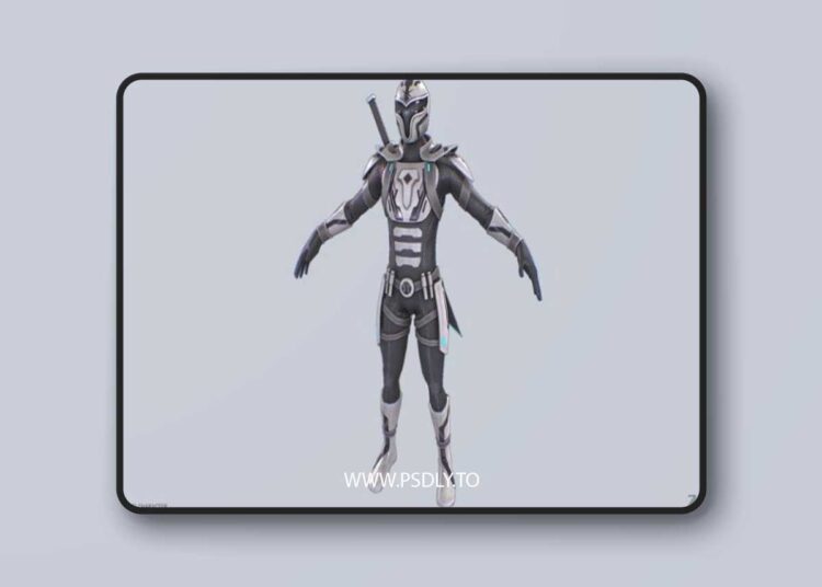 Scifi character Low-poly 3D Model 1 Scifi character Low-poly 3D Model