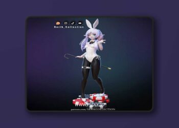 Serik Collection – Frieren Bunny – 3D Print Model STL