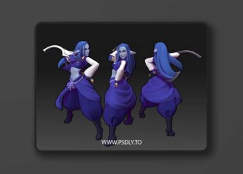 Shahana the Firbolg Bladedancer – 3D Print