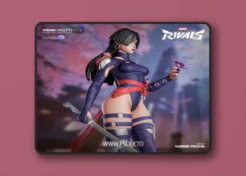 Shinobu Sculpt – Psylocke – 3D Print Model STL