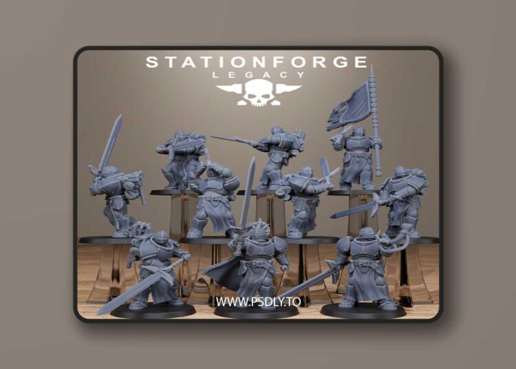 Soalris Greatswordsmen – 3D Print Model 1 Soalris Greatswordsmen – 3D Print Model