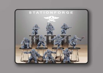 Station Forge – GrimGuard Acolytes – 3D Print Model STL