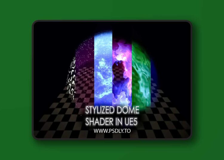 Stylized Domes Shader (5.0 – 5.6) for Unreal Engine 1 Stylized Domes Shader (5.0 – 5.6)