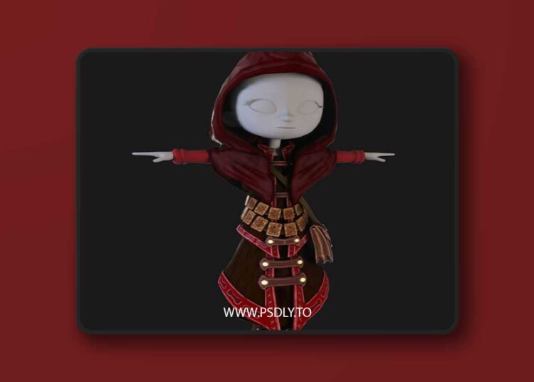 Stylized Monk 3D Low-poly 3D model 1 Stylized Monk 3D Low-poly 3D model