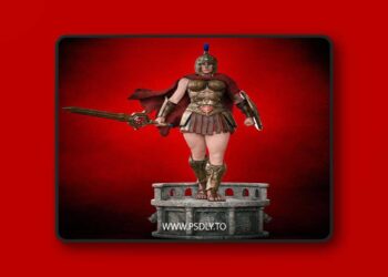 Super girl gladiador – 3D Print Model STL