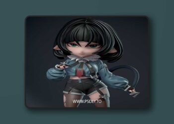 Sylviana sculpt – Chibi Jane Doe – 3D Print Model STL