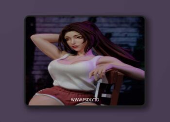 Sylviana sculpt – Mai Shiranui – 3D Print Model STL