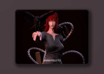 Sylviana sculpt – Makima – 3D Print Model STL