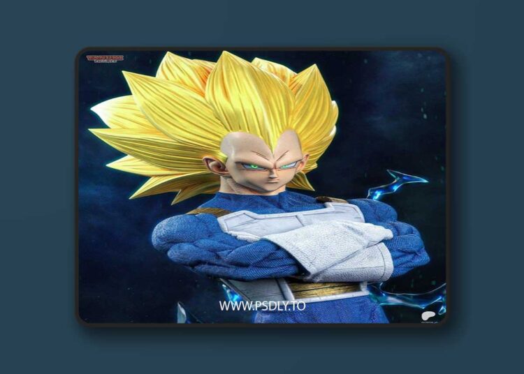 Tanuki Figures – Vegeta SSJ3 Fullsize – 3D Print Model STL 1 Tanuki Figures – Vegeta SSJ3 Fullsize – 3D Print Model STL