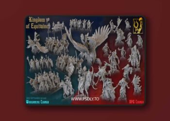 Titan Forge Miniatures – Kingdom of Equitaine Vol.1 September 2023 – 3D Print Model