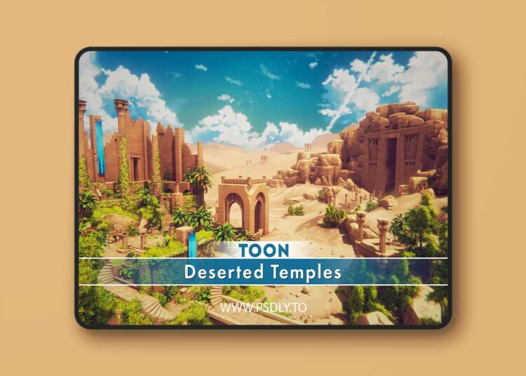Toon Deserted Temples v1.0.2 for Unreal Engine 1 Toon Deserted Temples v1.0.2