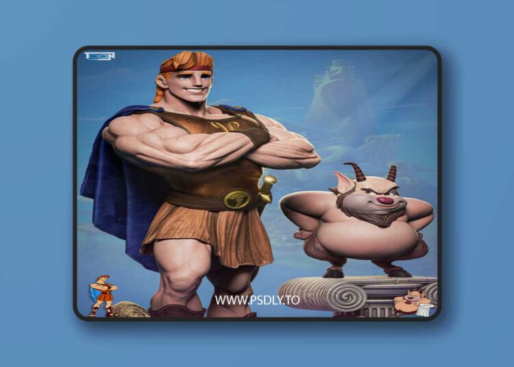 Toon Studios – Hercules and Phil – 3D Print Model 1 Toon Studios – Hercules and Phil – 3D Print Model