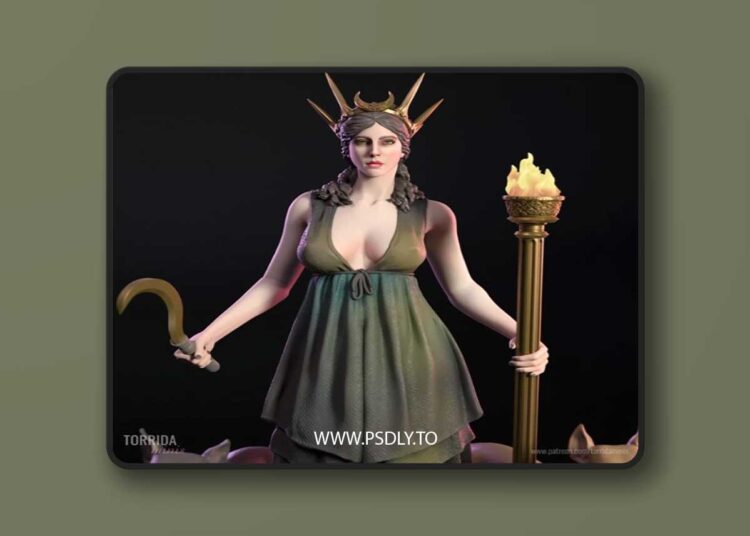 Torrida Minis – Hekate – 3D Print Model STL 1 Torrida Minis – Hekate – 3D Print Model STL