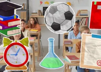 Videohive - Back to school paper elements. - 59360273