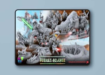 War Bear Studios August 2023 – 3D Print Model STL