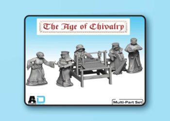 Wargames Atlantic – Medieval Noble Ladies 1 – 3D Print Model STL