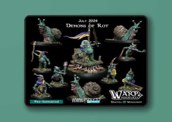Warp Miniatures – Demons of Rot Pack – 3D Print Model STL