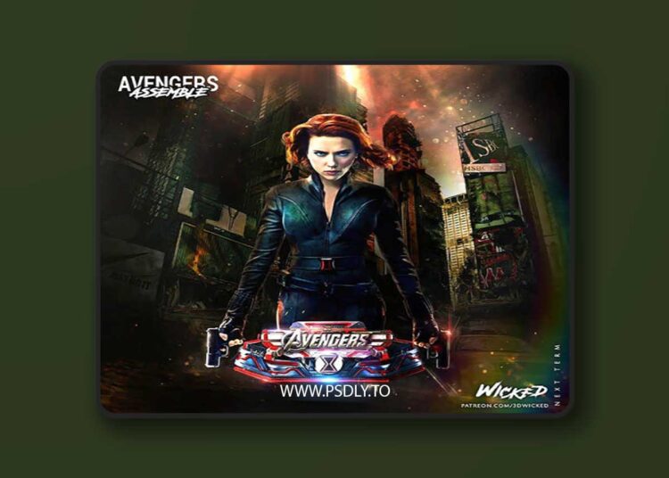 Wicked – Black Widow Bust – 3D Print 1 Wicked – Black Widow Bust – 3D Print