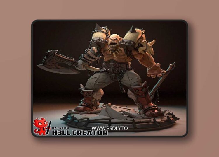 h3LL creator – Garrosh – 3D Print Model STL 1 h3LL creator – Garrosh – 3D Print Model STL
