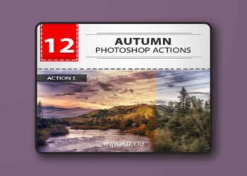 12 Autumn Photoshop Actions 9101861