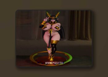 3DMomoji – Sekhmet of Death – Last Origin – 3D Print Model STL