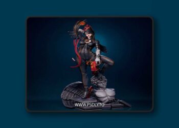Abe3D – Bayonetta v2 – 3D Print Model STL